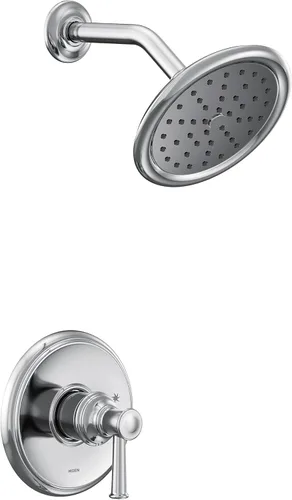 Vista 5 de Moen UT2312EPBN Belfield M-CORE 2-Series - Kit de molduras de ducha con 1 mango, requiere válvula, níquel cepillado