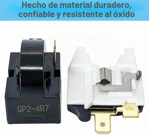 Vista 6 de QP2-4.7/4R7 Relé de inicio PTC del arrancador del refrigerador de 1 Pin