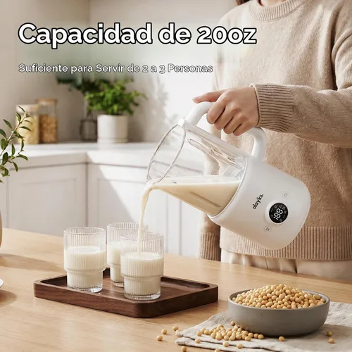 Vista 5 de Máquina para hacer leche de nueces, máquina para hacer leche de soja 8 en 1