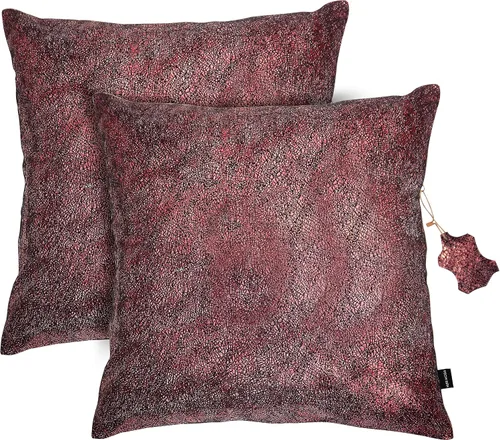 Vista 120 de Funda de almohada de piel de cordero – Funda de cojín decorativa para sofá – Fundas para sala de estar y dormitorio, 22 x 22 pulgadas – Paquete de 2