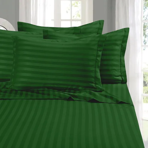 Vista 36 de Elegant Comfort - Juego de sábanas de 4 piezas, microfibra de 1500 hilos de calidad egipcia de lujo resistente a las arrugas, rayas estilo damasco