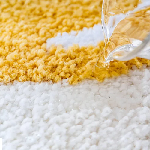 Vista 2 de Ankah Alfombra de baño bonita alfombra antideslizante para baño, absorbente, extrasuave, diseño adorable, 22 x 30 pulgadas, huevos escalfados