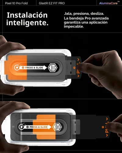 Vista 5 de Spigen GlasTR EZ FIT Pro - Protector de pantalla para Pixel 10 Pro Fold
