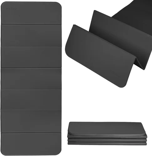 Vista 8 de PAIDU Esterilla de yoga plegable - 10mm extra gruesa, 190 x 66 cm, antideslizante, esterilla de ejercicio y fitness Certificada eco SGS, portátil