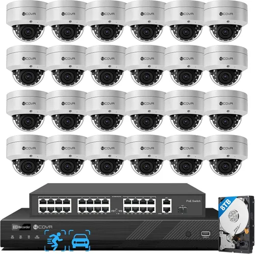 Vista 11 de Sistema de cámara de seguridad PoE 4COVR con disco duro de 2 TB, LY54AX5M0804