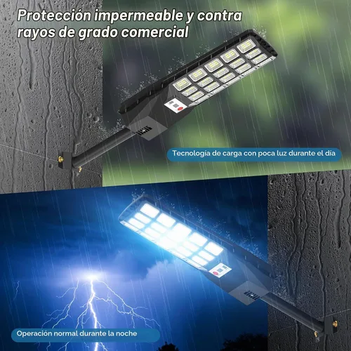 Vista 4 de OKPRO Luces Solares al Aire Libre Impermeables - Luces de Calle Solares al Aire Libre de Ángulo Amplio de 320° IP66 Impermeables, Luces
