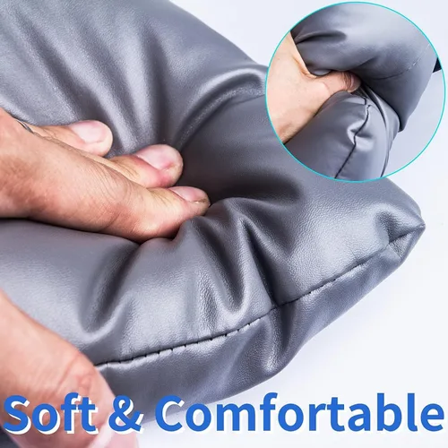 Vista 2 de MINIVON Cojín de asiento para mesita de noche, ajuste universal, cojín de asiento cómodo para ancianos, funda de asiento suave para asiento
