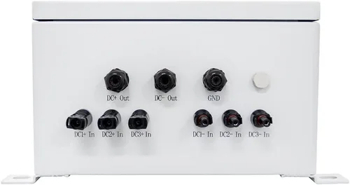 Vista 5 de AIMS 3 String Solar Array Combiner Box 60A 200 V 3 entradas 10KW precableado