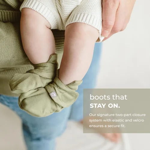 Vista 2 de goumikids Viscosa hecha de algodón de bambú Stay-On Botas