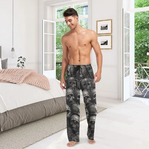 Vista 4 de ODAWA Sky of Universe - Pantalones de pijama para hombre con dos bolsillos