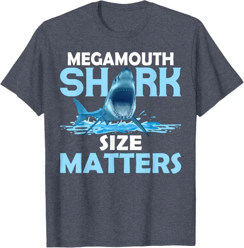 Vista 16 de Mega Shark Size Matter Camiseta Fun Shark Puns, Negro