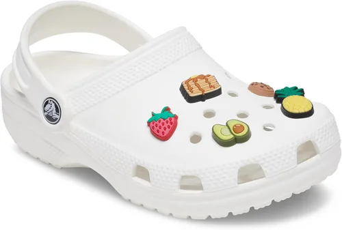 Vista 3 de Crocs Jibbitz - Dijes para zapatos, paquete múltiple de comida para el desayuno, bonitos dijes