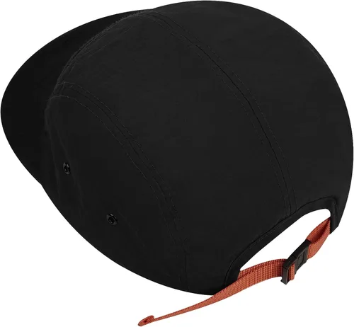 Vista 3 de CLAPE Gorra de béisbol de 5 paneles de camionero corto retro, gorra de béisbol informal con ala plana, gorra de árbitro para papá, gorra de sol