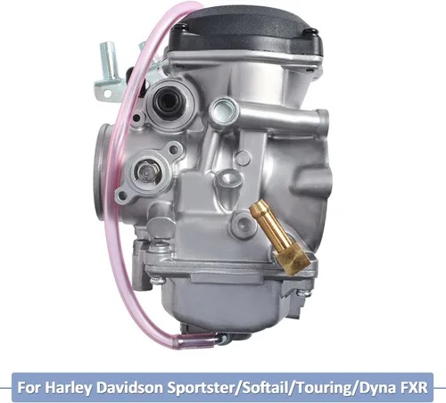 Vista 6 de Carburador CV40 para Harley Davidson HD Sportster XL 883 1200/Softail/Touring/Dyna FXR/Road King Carb 27421-99A