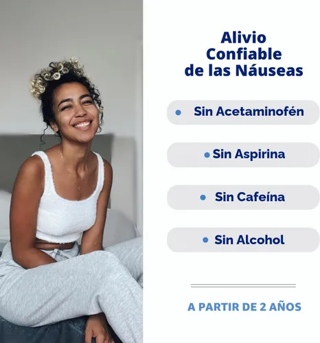 Vista 5 de Emetrol Alivio líquido para las náuseas sin somnolencia, medicina para el malestar estomacal, alivio de náuseas recomendado por farmacéuticos, sabor