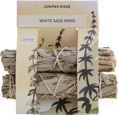 Vista 6 de Juniper Ridge Cedar Mugwort - Paquetes de incienso natural, aromaterapia y terapia de meditación relajante, orgánico sin fragancia sintética