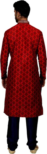 Vista 3 de Tathastu Conjunto de pijama Kurta para hombre