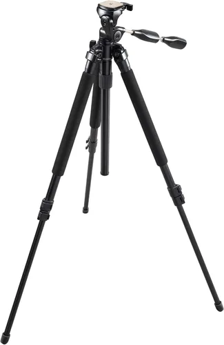 Vista 2 de Bushnell Trípode de titanio avanzado, soporte de cámara ligero y duradero para caza, fotografía y videografía mejoradas, color negro