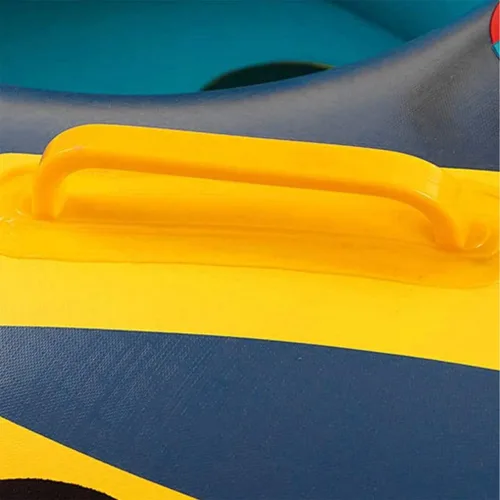 Vista 5 de Baby Swimming Pool Float, Cute Car Design Kids Toddler Inflatable Summer Beach Floatie Boat Swim Tube Ring with Handles Safety Seat Pool Lake Air