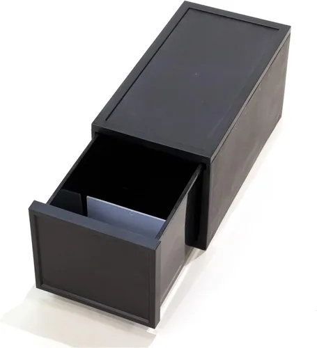 Vista 8 de ASTAGE Cajón de plástico con bloque de cajones apilables, almacenamiento modular, cajón de almacenamiento para el hogar, armario, sala de estar