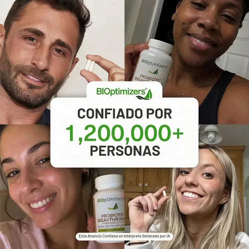 Vista 7 de BIOptimizers Probiotic Breakthrough – Lactobacillus Plantarum OM Probióticos y Prebióticos Suplemento de Salud para el Intestino, Digestivo