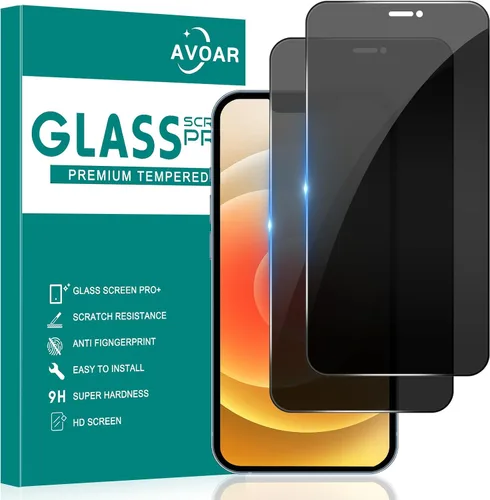 Vista 31 de Paquete de 2 protectores de pantalla de privacidad para iPhone 11/iPhone XR, pantalla de privacidad iPhone 11 de 6.1 pulgadas, película de vidrio