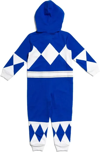 Vista 3 de Power Rangers Overol de cosplay con cremallera para niños pequeños a niños grandes