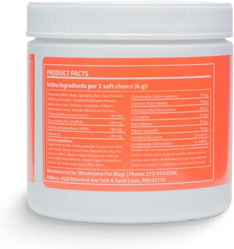 Vista 2 de Masticables suaves 10 en 1 para perros, apoyo avanzado para articulaciones, digestión, inmunidad, piel y pelaje, energía, músculos, huesos