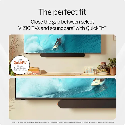 Vista 9 de VIZIO Barra de sonido 2.0 con Dolby Atmos y DTS:X, altavoz Bluetooth, compatible con QuickFit™ - SV200M-08 (nuevo, modelo 2024)