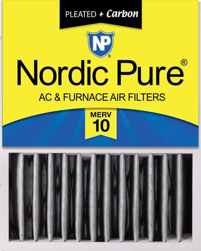 Vista 23 de Nordic Pure 16 x 20 x 5 (tamaño real: 15 7/8 x 19 5/8 x 4 3/8) Honeywell Filtros de aire de repuesto Merv 8 Plus Carbon 1 paquete