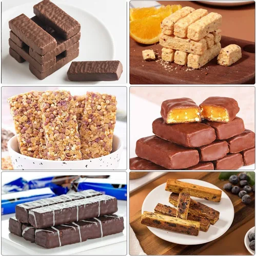 Vista 6 de JOERSH Molde de barra de granola, molde rectangular de silicona para barra de caramelo profundo para hornear barras energéticas de chocolate