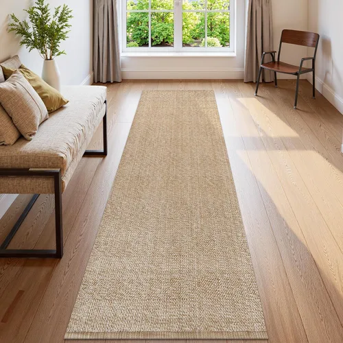 Vista 40 de LEEVAN Alfombra lavable para baño, alfombra tejida negra de 2 x 3 pies para entrada, alfombra de puerta delantera de algodón, alfombras pequeñas