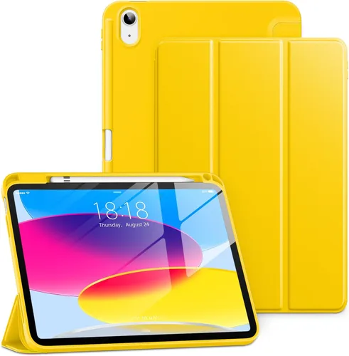 Vista 14 de DTTO Funda para iPad (A16) de 11ª Generación de 11 Pulgadas 2025, Funda para iPad de 10ª Generación de 10.9 Pulgadas 2022, Funda Protectora Trasera
