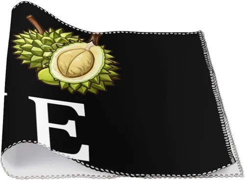 Vista 3 de I Love Durian Placemats Set of 6 Resistant Table Mats Washable Place Mats for Dinner Party Table Decoration