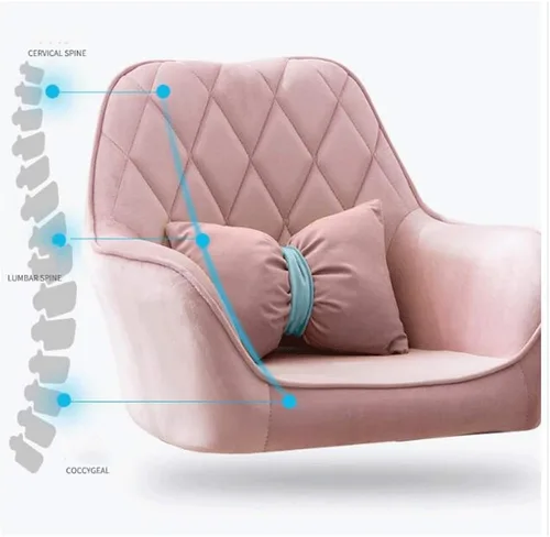 Vista 6 de YYDS Silla pequeña para videojuegos, silla de computadora con respaldo corto, silla giratoria ergonómica ejecutiva, silla de deportes electrónicos