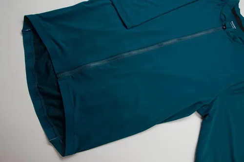 Vista 4 de Maillot de ciclismo para hombre, con bolsillo con cremallera, manga corta, ligera, Aero Race Fit, camiseta de ciclismo UPF 50+