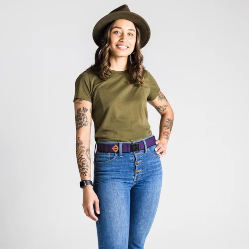 Vista 7 de Arcade The Original Unisex Adventure Belt, Repreve Elastic Webbing, Non-Metal Travel Friendly Buckle