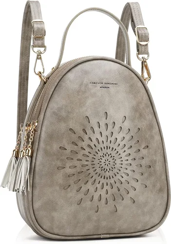 Vista 37 de T1953 Mochila para mujer, de piel sintética, para regalo para niñas y mujeres