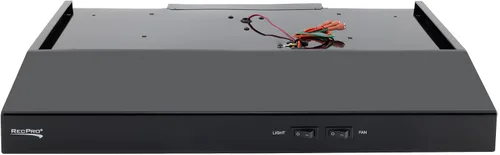 Vista 5 de RecPro Campana extractora RV con filtro de carbón y lámpara LED, motor de 12 V CC, 60 W de eficiencia energética, filtro de carbón integrado, diseño