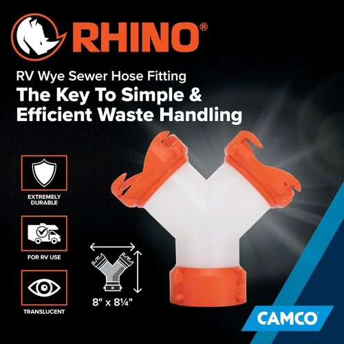 Vista 2 de Camco, fijación FLEX Rhino, Accesorio Wye
