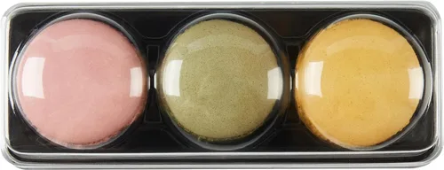 Vista 11 de Restaurantware Shock Safe - Cajas para llevar macarrones de 5.7 x 2.2 x 1.4 pulgadas, 100 cajas de exhibición duraderas, se adaptan a 3 macarons