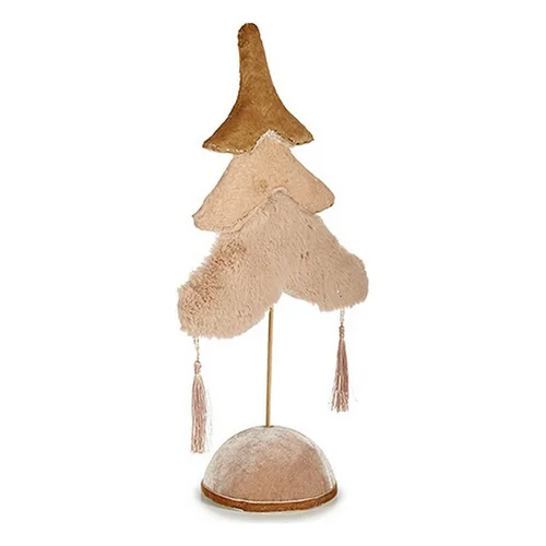 Vista 2 de Árbol de Navidad Krist+ Beige Dorado Poliéster Madera Polar 12 x 43 x 22 cm