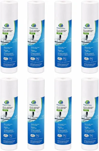 Vista 5 de CFS Cartuchos de filtro de agua para sedimentos compatibles con los modelos 9534-40 y EC110 - Filtro de repuesto de 1 micra para toda la casa