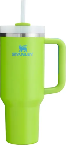Vista 205 de STANLEY Quencher H2.0 Vaso Térmico con Asa y Pajita 64 oz Tapa Flowstate de 3 Posiciones Gran Capacidad para Viajes y Deportes Vaso de Acero