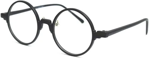 Vista 9 de La lente media redonda de la miopía de la vendimia enmarca las gafas llenas del borde óptico unisex Marrón