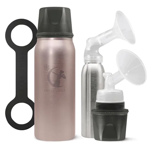 Vista 13 de CERES CHILL OG Enfriador y Calentador de Leche Materna – Enfriador Portátil de Leche Materna de 12–34oz, Almacenamiento y Biberón para Bebé