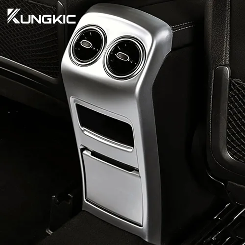 Vista 3 de KUNGKIC Para Benz GLB X247 GLA Cubierta del panel de salida de aire trasero Aircon Vents, cubierta de panel de salida de aire, adhesivo protector