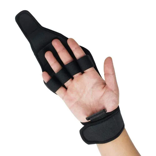 Vista 5 de Férula de dedo Habilidad de soporte para dedos Soporte de entrenamiento BraceFinger Anti-Espasticidad Rehabilitación Auxiliar Guantes
