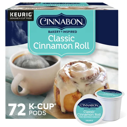 Vista 6 de Cinnabon Caramel Pecan Café, cápsulas Keurig K-Cup de porción única, 72