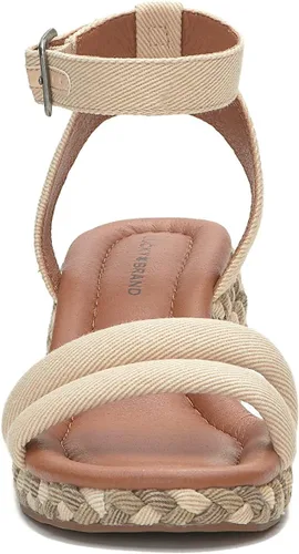 Vista 9 de Lucky Brand Sandalia de cuña trenzada Naylicia para mujer